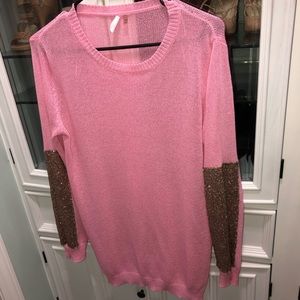 Pinkblush maternity sequin arm sweater 😍😍